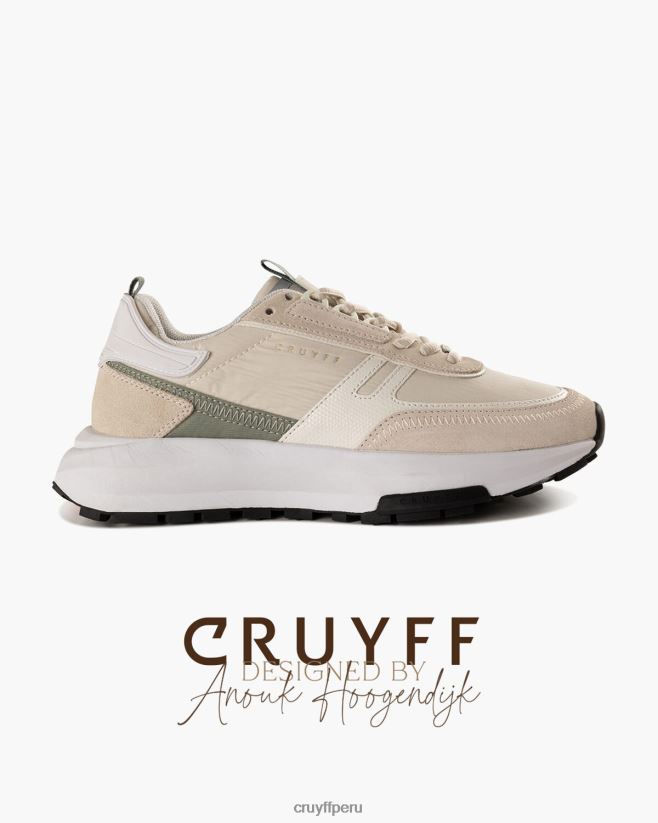 educación física Cruyff ambruzia blanco verde 42TR20952 mujer zapatillas
