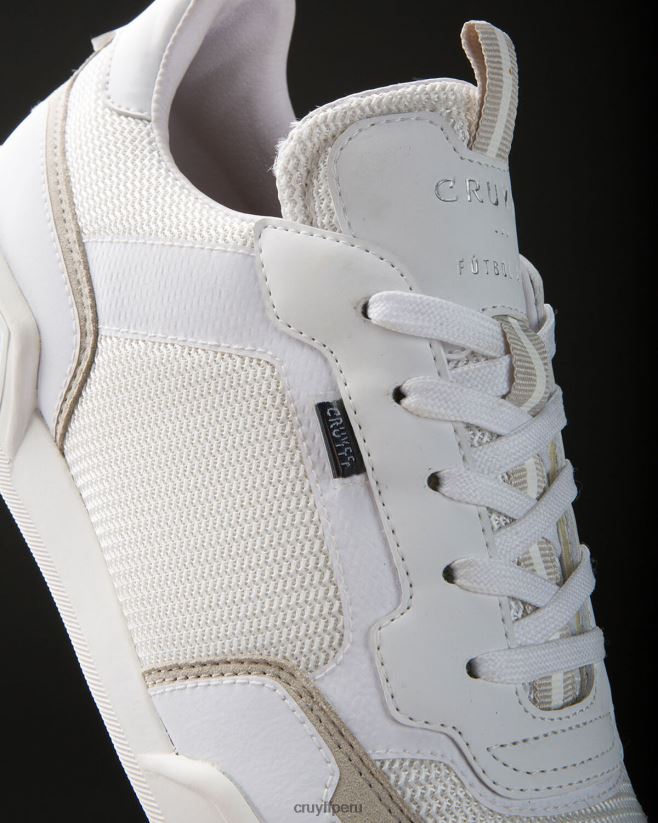 educación física Cruyff calcio balboa-soft mesh/matt heatseal blanco 42TR20898 mujer zapatillas
