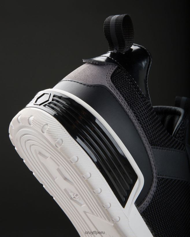 educación física Cruyff calcio balboa-soft mesh/matt heatseal negro 42TR20899 mujer zapatillas