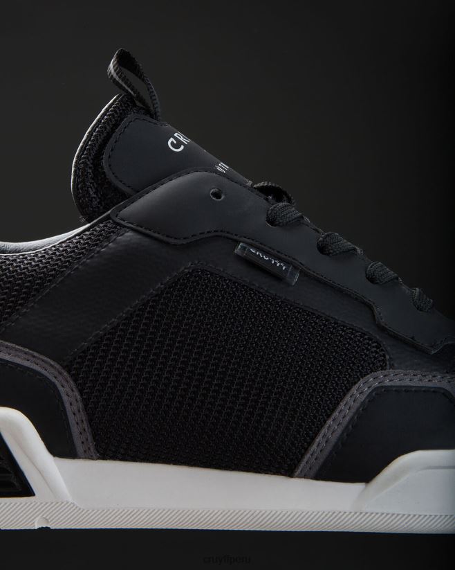 educación física Cruyff calcio balboa-soft mesh/matt heatseal negro 42TR20899 mujer zapatillas