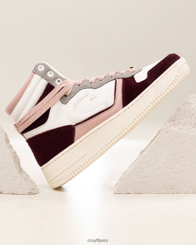 educación física Cruyff campo alto lux Burdeos 42TR201004 mujer zapatillas