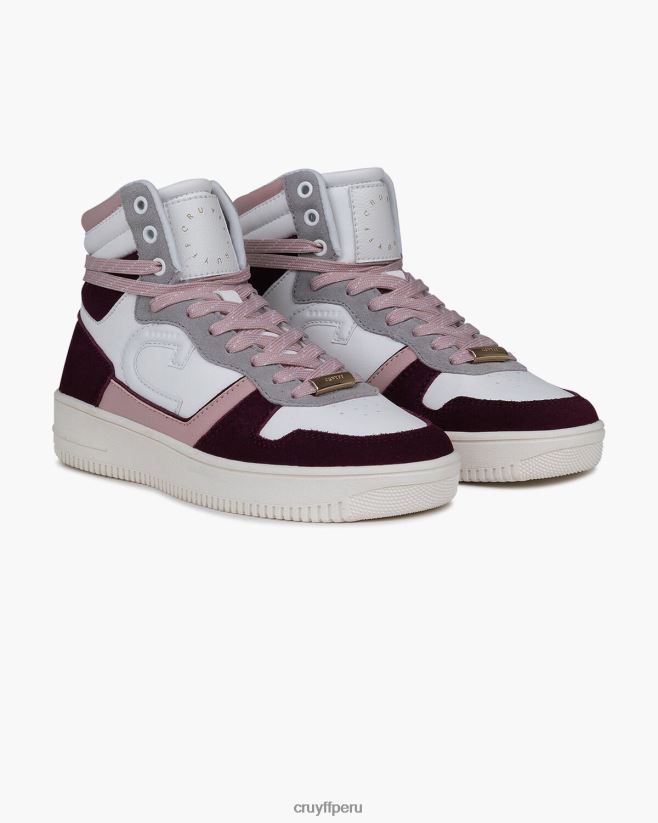 educación física Cruyff campo alto lux Burdeos 42TR201004 mujer zapatillas