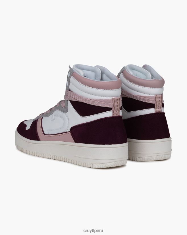 educación física Cruyff campo alto lux Burdeos 42TR201004 mujer zapatillas