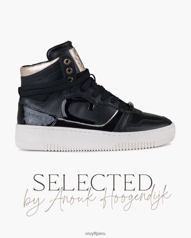 educación física Cruyff campo alto lux negro 42TR201069 mujer zapatillas