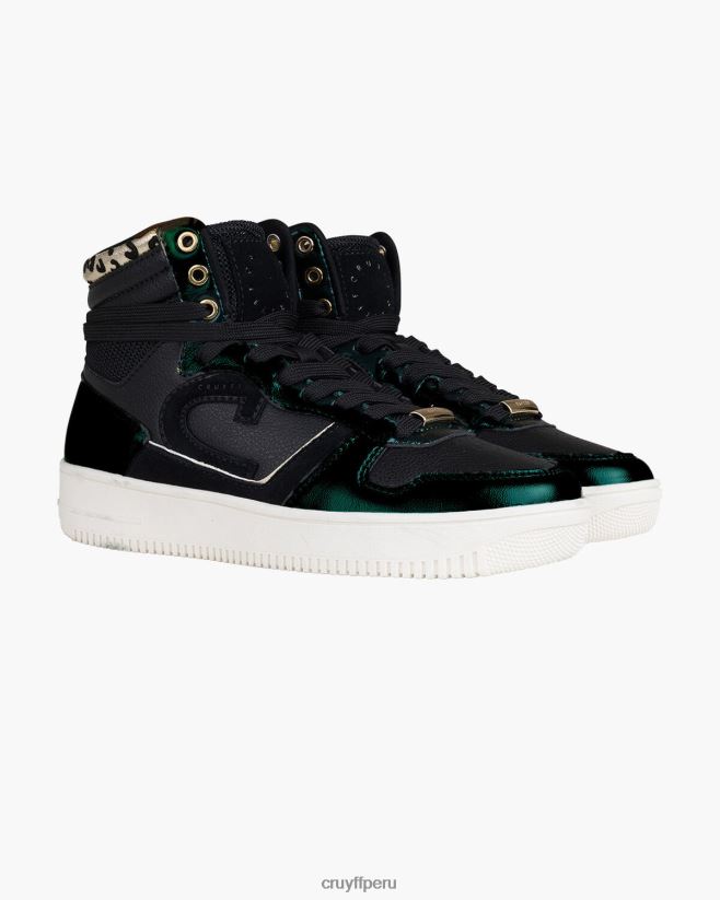 educación física Cruyff campo alto lux verde/negro 42TR201023 mujer zapatillas