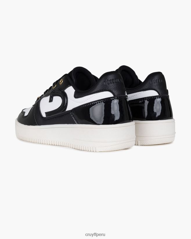 educación física Cruyff campo bajo lux blanco negro 42TR201324 mujer zapatillas