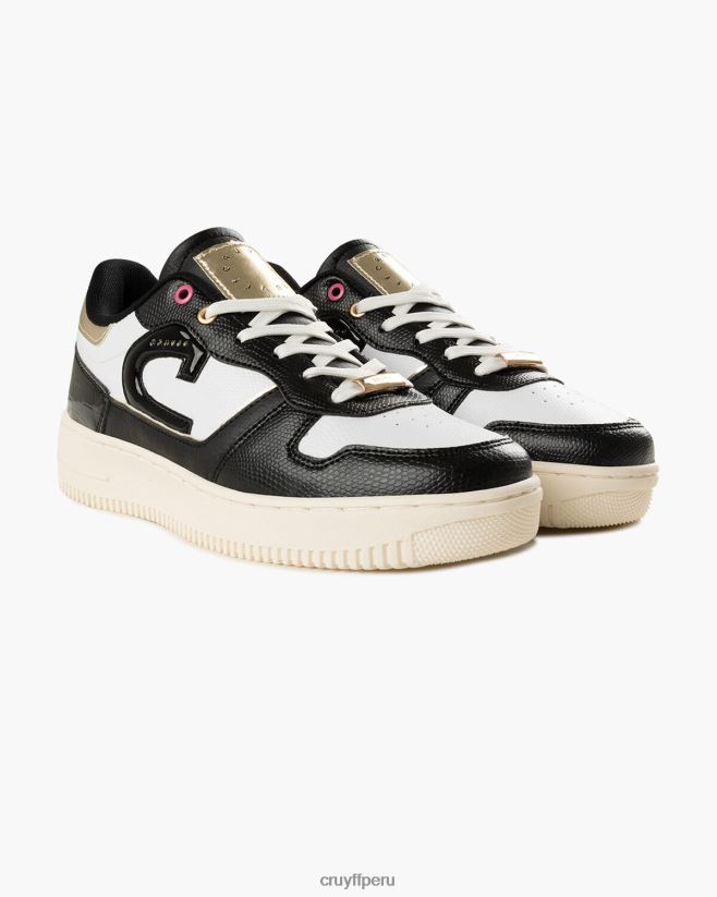 educación física Cruyff campo bajo lux blanco negro 42TR20988 mujer zapatillas