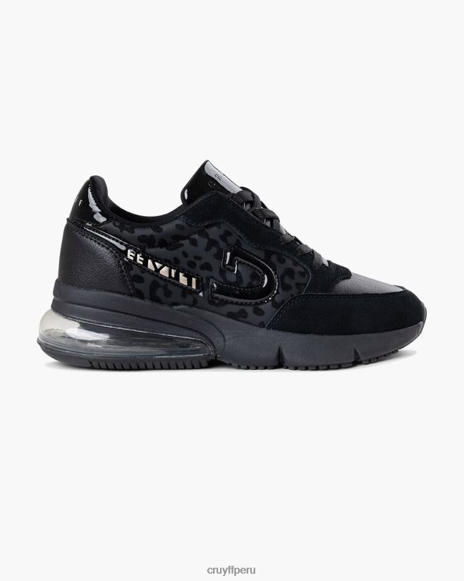 educación física Cruyff destello de diamante negro 42TR20993 mujer zapatillas