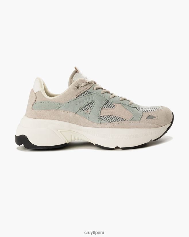 educación física Cruyff junio azul Marrón 42TR20980 mujer zapatillas