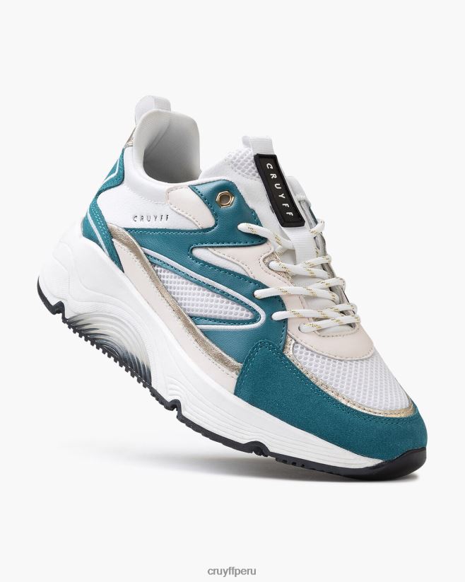 educación física Cruyff madina audaz azul 42TR20999 mujer zapatillas