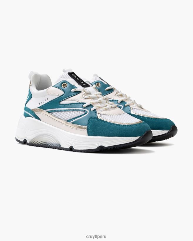 educación física Cruyff madina audaz azul 42TR20999 mujer zapatillas