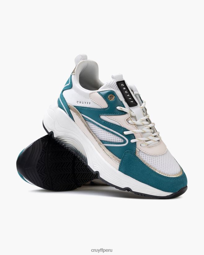 educación física Cruyff madina audaz azul 42TR20999 mujer zapatillas