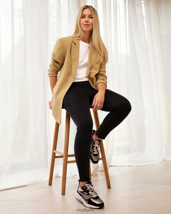 educación física Cruyff madina audaz marrón oscuro 42TR201044 mujer zapatillas