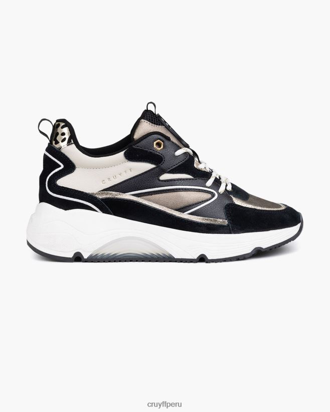 educación física Cruyff madina audaz marrón oscuro 42TR201044 mujer zapatillas