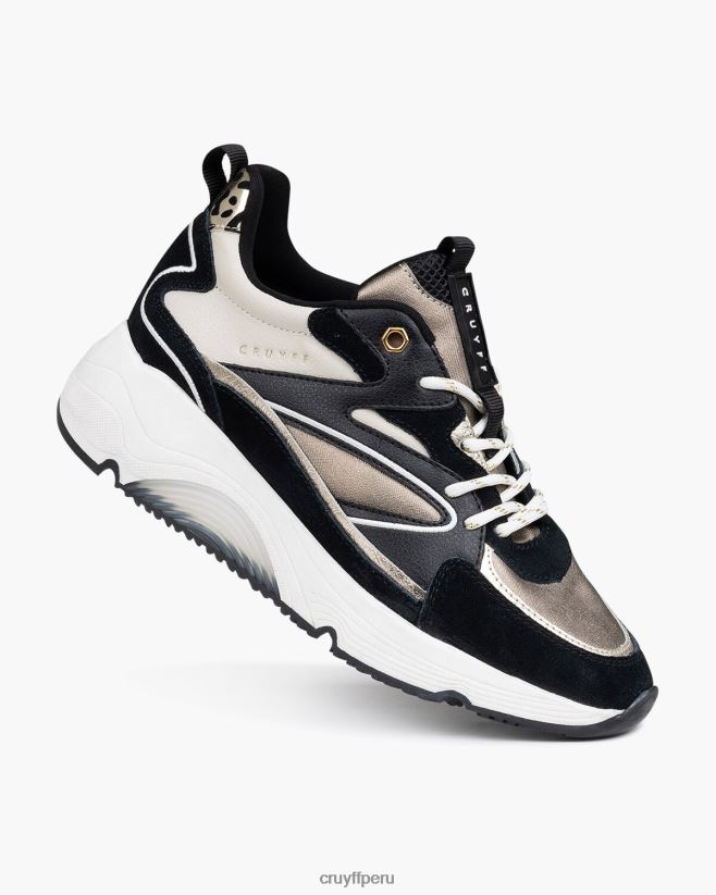 educación física Cruyff madina audaz marrón oscuro 42TR201044 mujer zapatillas