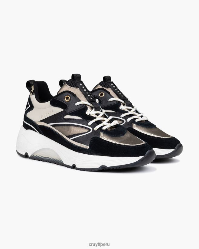 educación física Cruyff madina audaz marrón oscuro 42TR201044 mujer zapatillas