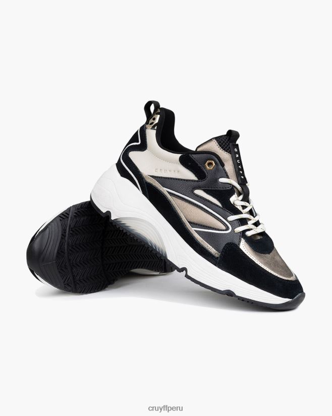 educación física Cruyff madina audaz marrón oscuro 42TR201044 mujer zapatillas