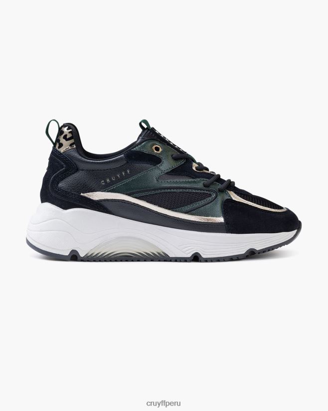 educación física Cruyff madina audaz verde negro 42TR201035 mujer zapatillas