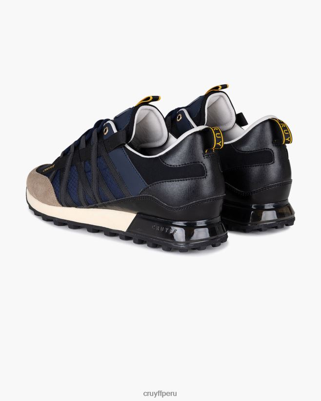 educación física Cruyff miedo azul marino/amarillo 42TR20356 mujer zapatillas