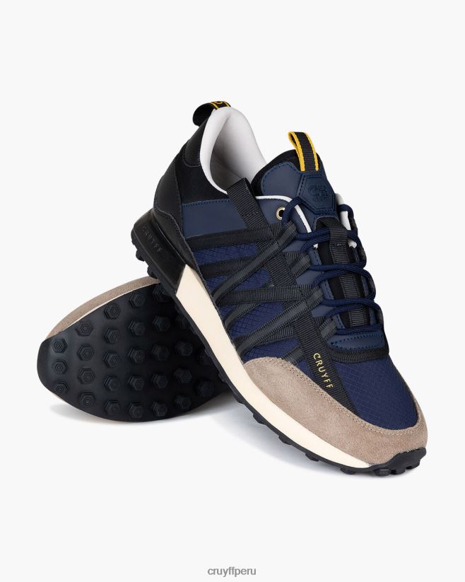 educación física Cruyff miedo azul marino/amarillo 42TR20356 mujer zapatillas