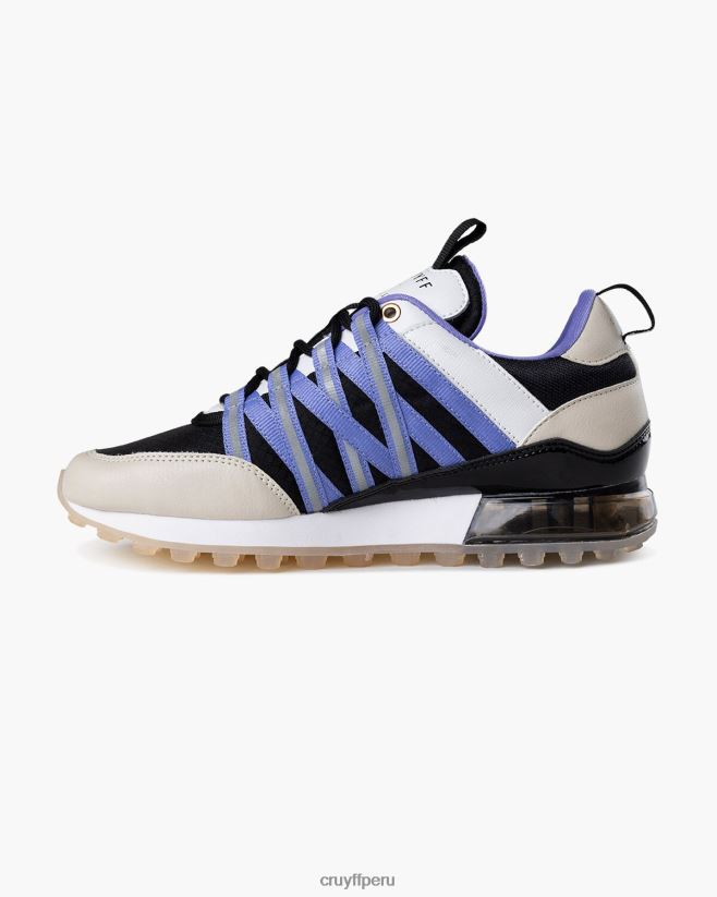 educación física Cruyff miedo crema/negro/violeta 42TR201038 mujer zapatillas