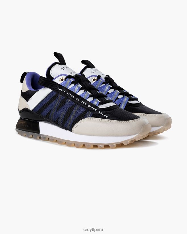 educación física Cruyff miedo crema/negro/violeta 42TR201038 mujer zapatillas