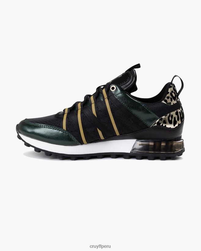 educación física Cruyff miedo verde/negro 42TR201022 mujer zapatillas