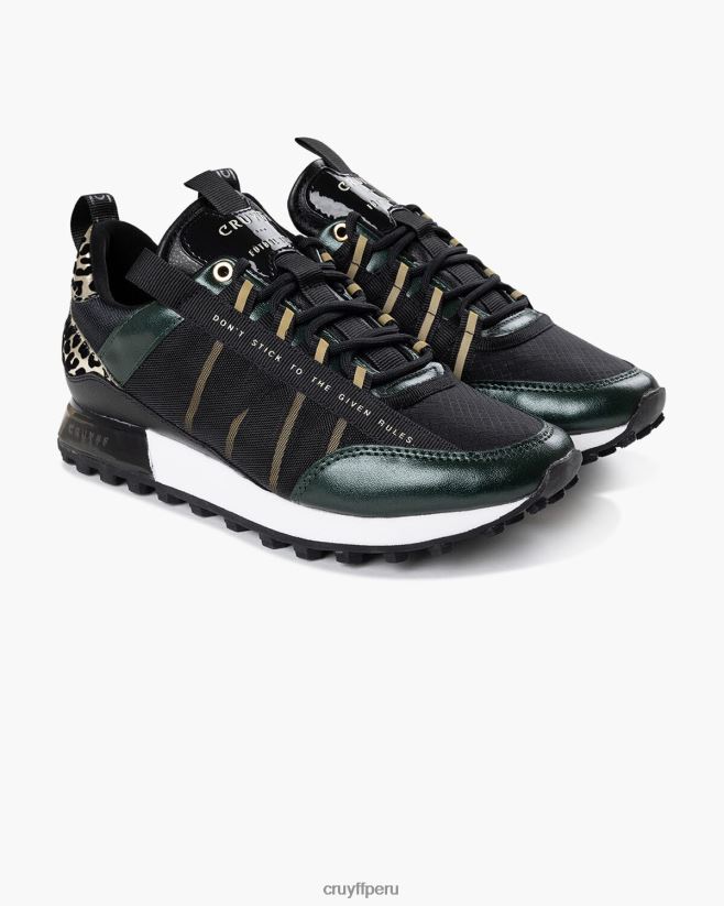 educación física Cruyff miedo verde/negro 42TR201022 mujer zapatillas