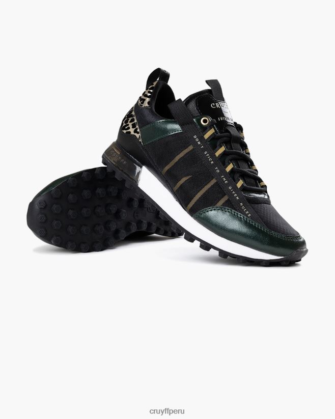 educación física Cruyff miedo verde/negro 42TR201022 mujer zapatillas