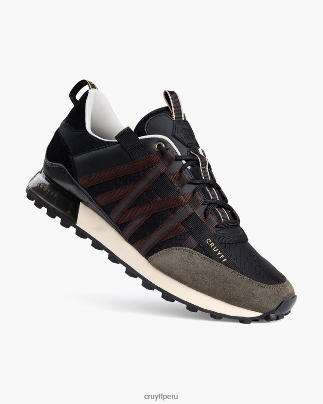 educación física Cruyff miedo verde negro 42TR20357 mujer zapatillas