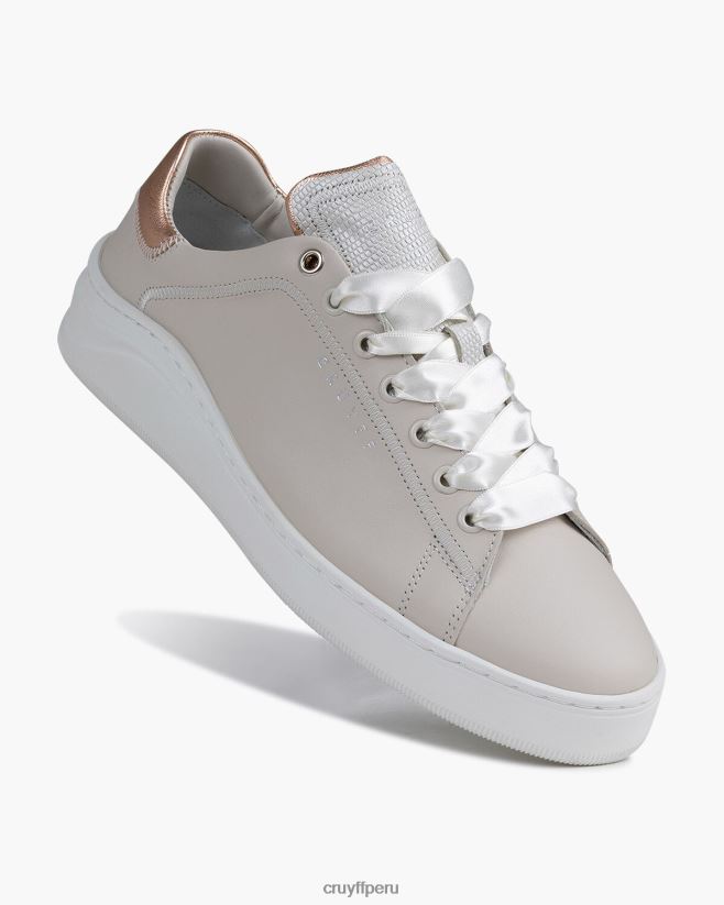 educación física Cruyff nuela crema 42TR201056 mujer zapatillas