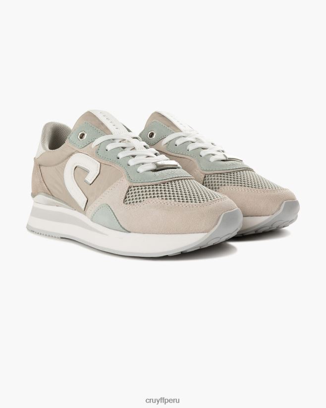 educación física Cruyff parkrunner lux azul Marrón 42TR20985 mujer zapatillas