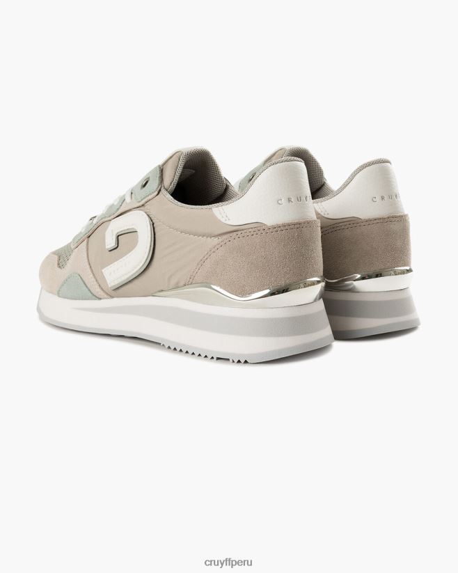 educación física Cruyff parkrunner lux azul Marrón 42TR20985 mujer zapatillas