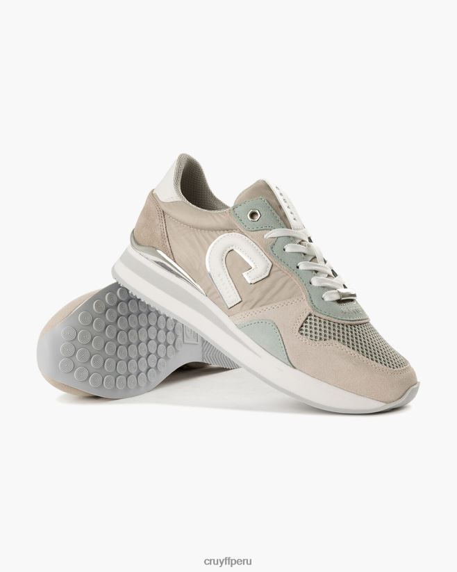 educación física Cruyff parkrunner lux azul Marrón 42TR20985 mujer zapatillas