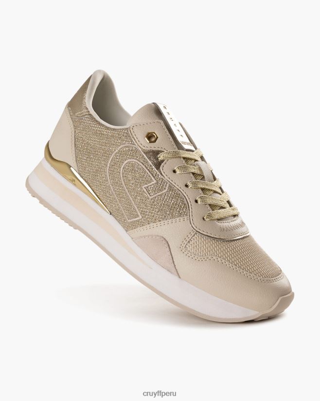 educación física Cruyff parkrunner lux crema 42TR20986 mujer zapatillas
