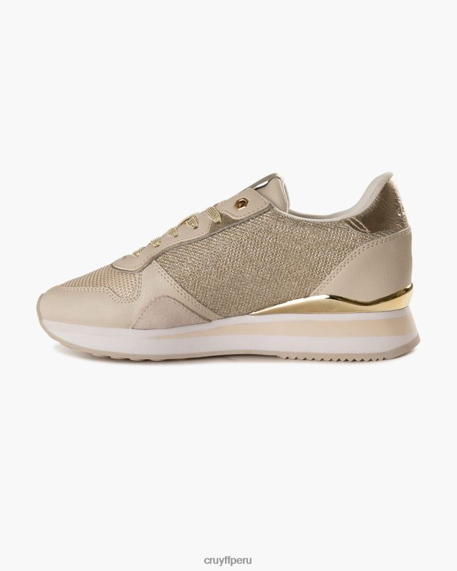 educación física Cruyff parkrunner lux crema 42TR20986 mujer zapatillas