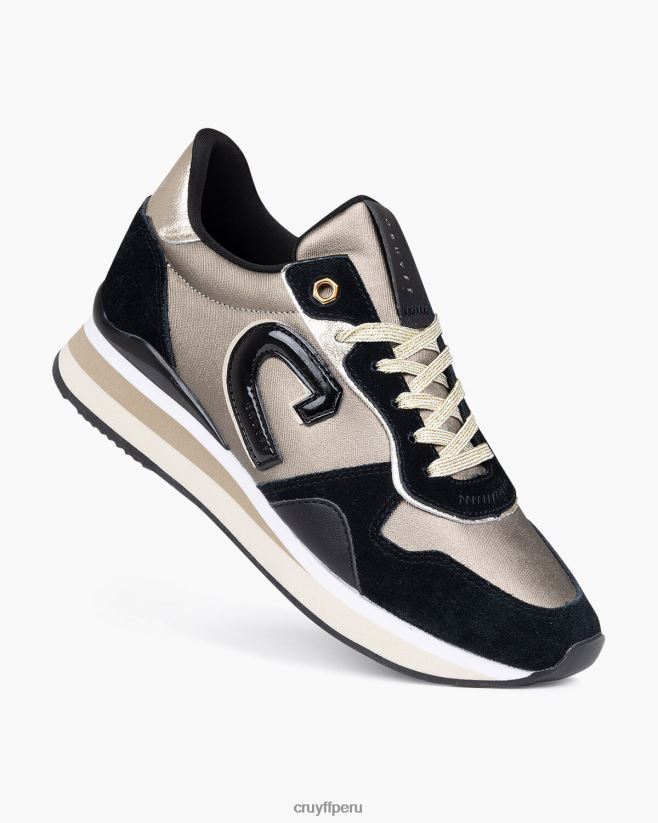 educación física Cruyff parkrunner lux marrón oscuro 42TR201037 mujer zapatillas