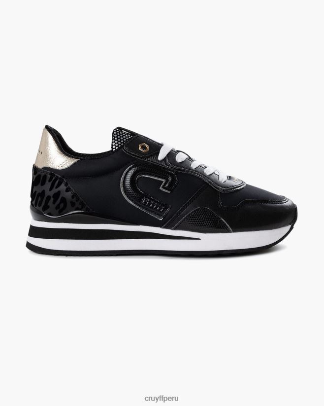 educación física Cruyff parkrunner lux negro 42TR20970 mujer zapatillas