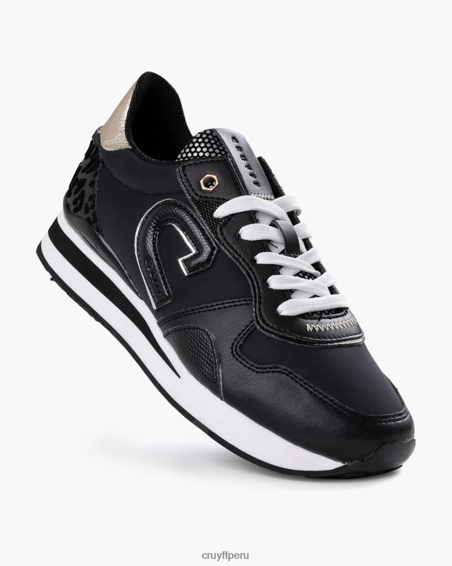 educación física Cruyff parkrunner lux negro 42TR20970 mujer zapatillas
