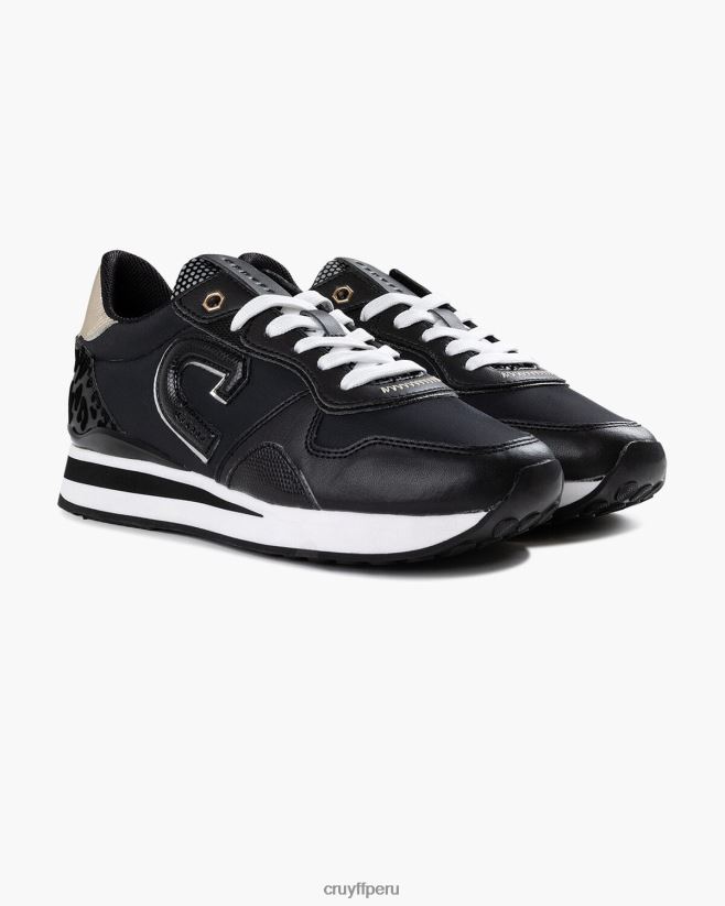 educación física Cruyff parkrunner lux negro 42TR20970 mujer zapatillas