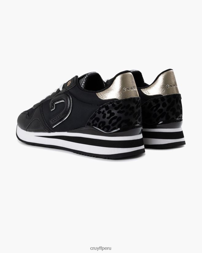educación física Cruyff parkrunner lux negro 42TR20970 mujer zapatillas