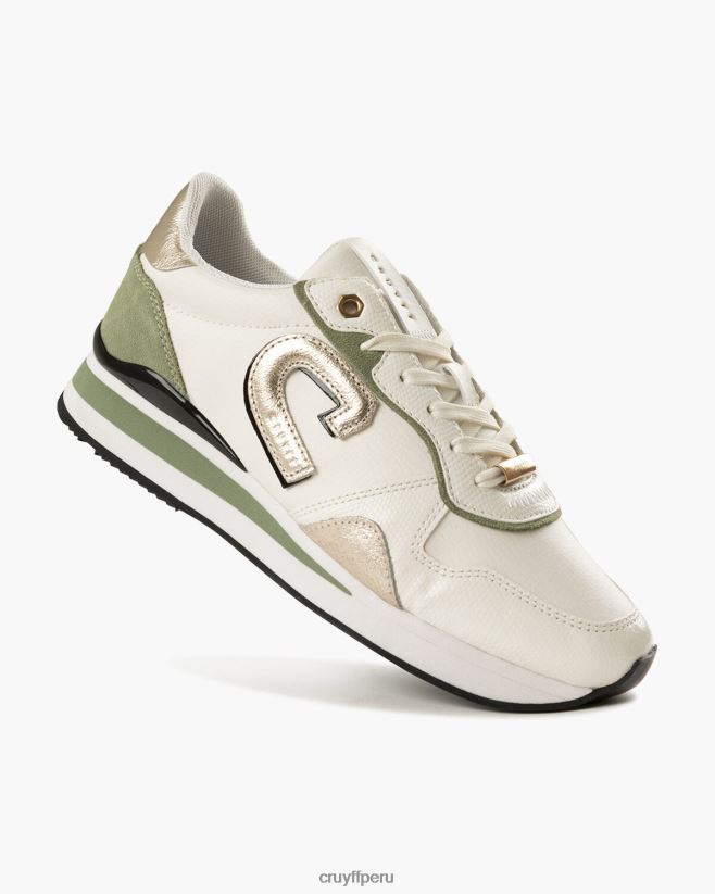 educación física Cruyff parkrunner lux verde blanco 42TR20949 mujer zapatillas
