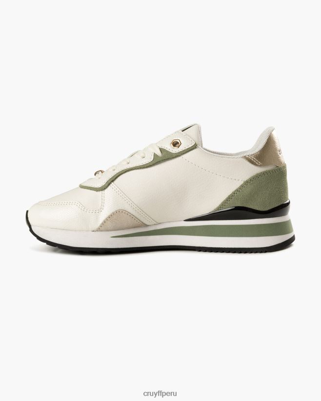 educación física Cruyff parkrunner lux verde blanco 42TR20949 mujer zapatillas