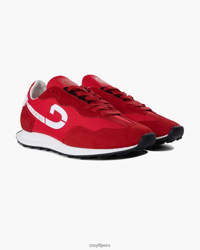 educación física Cruyff paseo por londres rojo 42TR20958 mujer zapatillas