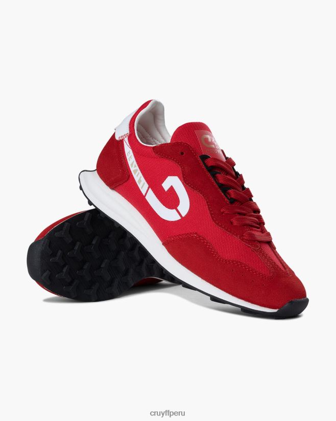 educación física Cruyff paseo por londres rojo 42TR20958 mujer zapatillas