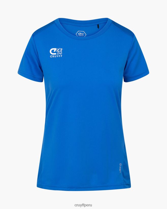 educación física Cruyff camiseta de entrenamiento azul 42TR201018 mujer camisa