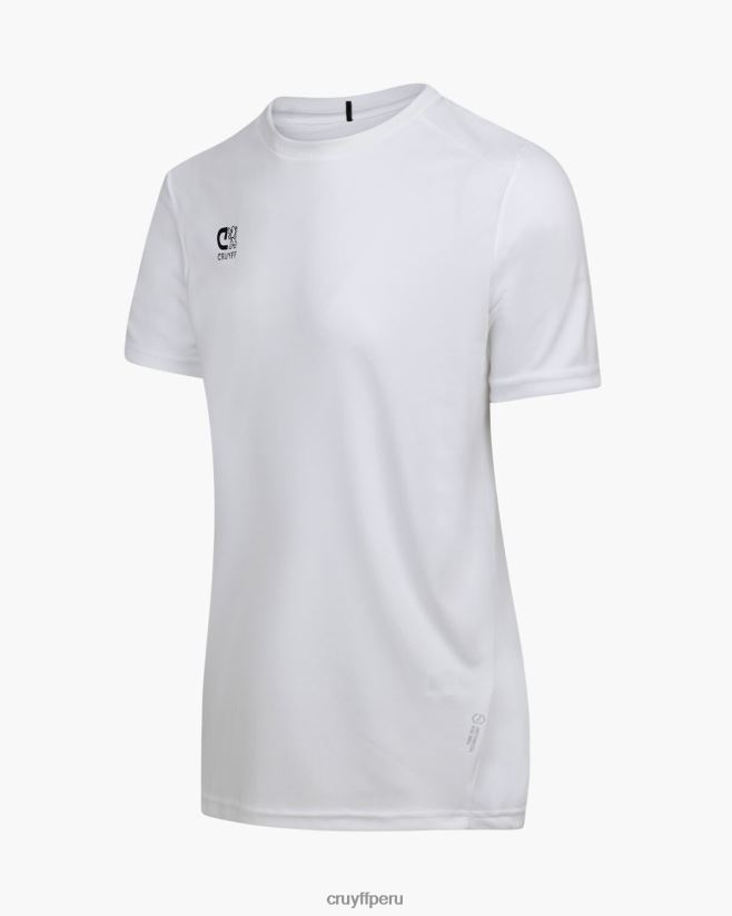 educación física Cruyff camiseta de entrenamiento blanco 42TR201008 mujer camisa
