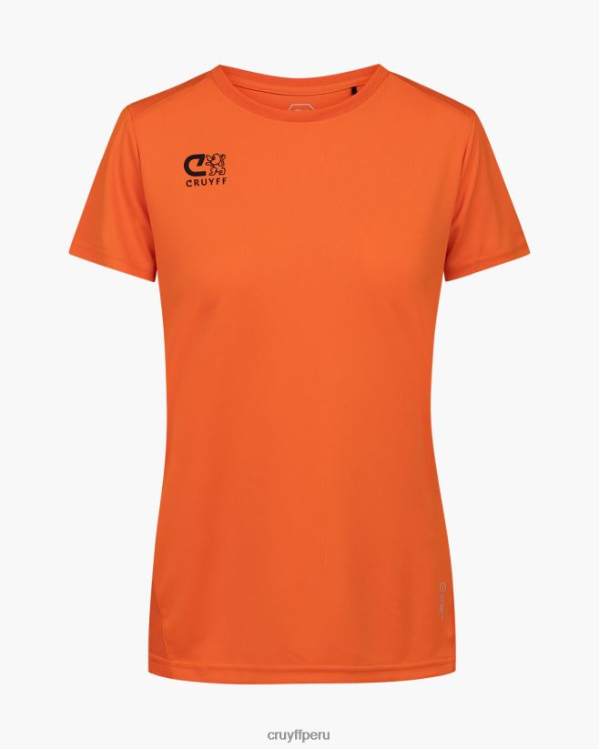 educación física Cruyff camiseta de entrenamiento naranja 42TR201010 mujer camisa