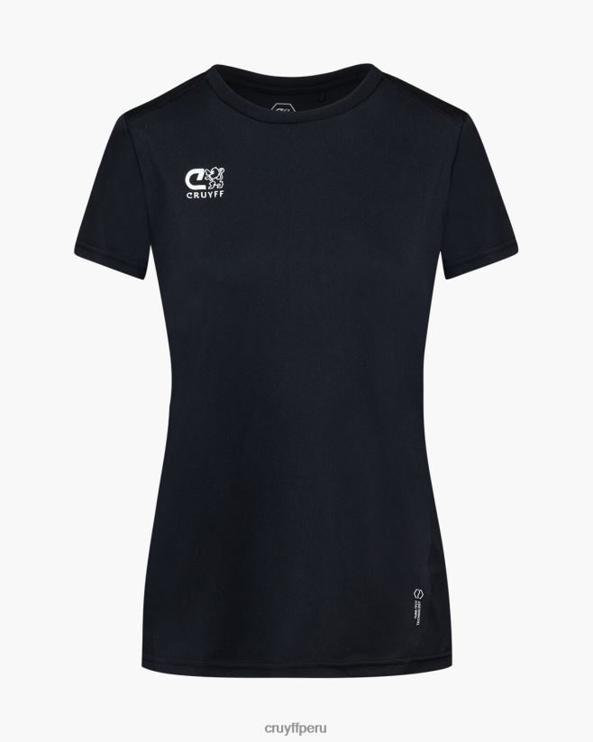 educación física Cruyff camiseta de entrenamiento negro 42TR201007 mujer camisa
