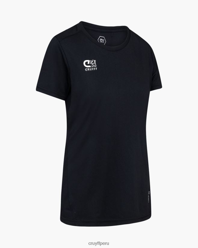 educación física Cruyff camiseta de entrenamiento negro 42TR201007 mujer camisa